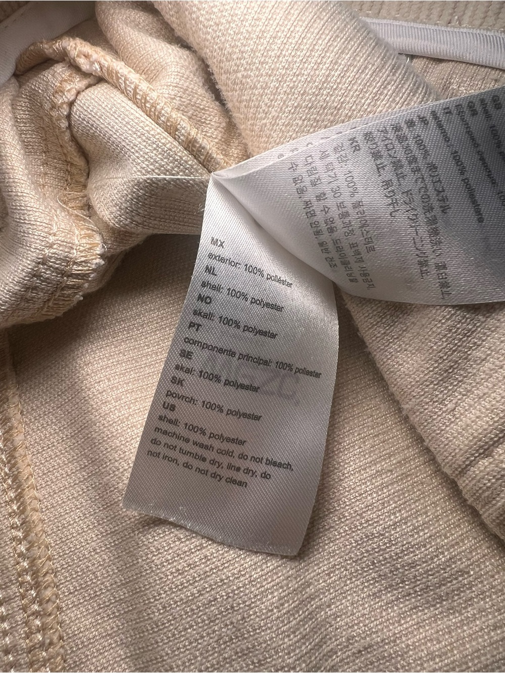 WeSC Stockholm Men’s Corduroy Utility Op Pocket Shorts, Cream/Biege,Size 30 - Picture 9 of 12
